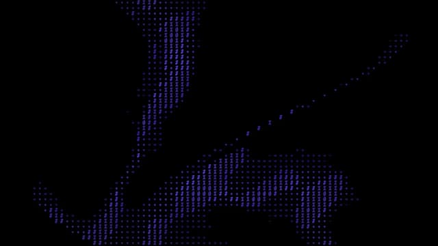 Violet ASCII Wave Hero Background — ASCII art photo-effect recipe by DHxWhy