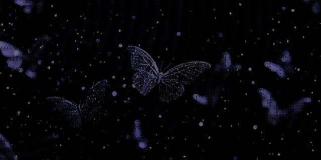 butterfly — ASCII art photo-effect recipe by Vastien Azur-Fournier