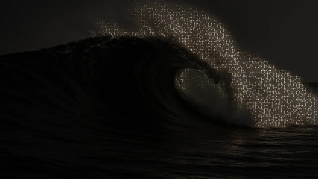wave — ASCII art photo-effect recipe by Samantha Denton