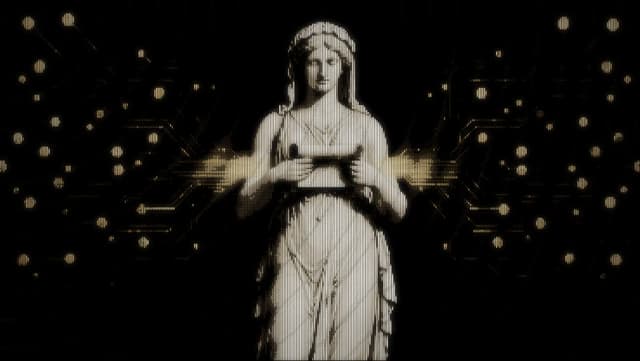 antic athena — ASCII art photo-effect recipe by saleshookai