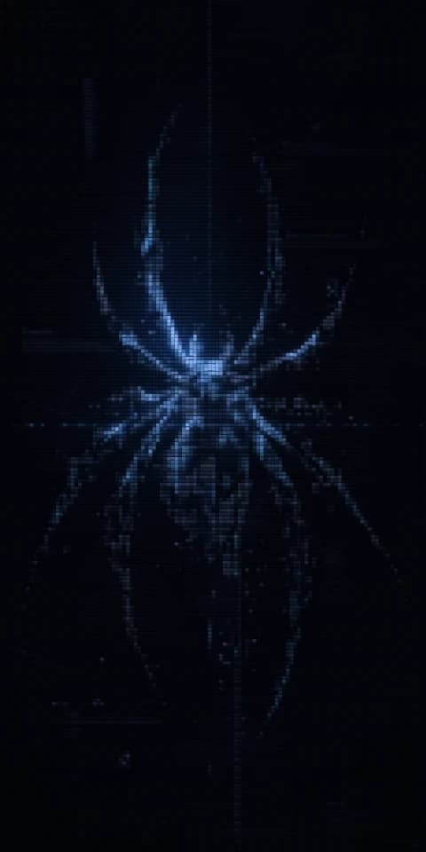 spider — ASCII art photo-effect recipe by Kartik